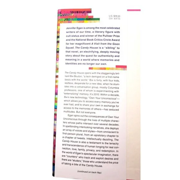 The Candy House Hardcover Book Jennifer Egan 2022 Pulitzer Prize Author New - Picture 3 of 4